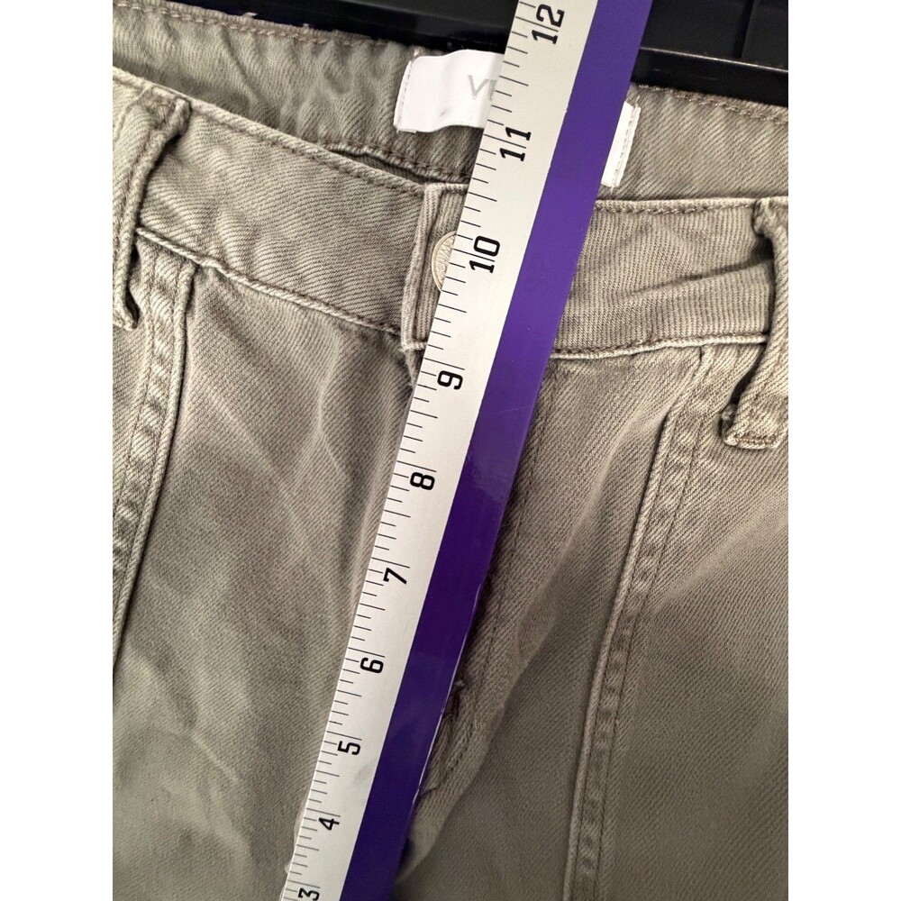 Vervet Utility Cargo Pants Women’s Size 26 Green High Rise Wide Leg Olivia - Picture 5 of 9